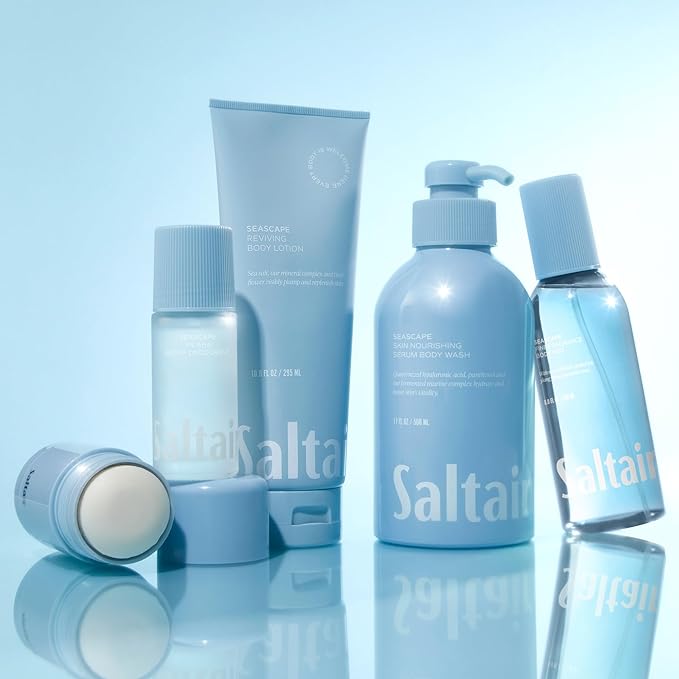 Saltair Body Lotion - 2 Pack Moisturizing Lotion For Dry Skin. Seascape Scented Hydrating Body Cream with Nourishing Moisturizer Formula. Skin Care for Women and Men. 2x 10oz Tubes