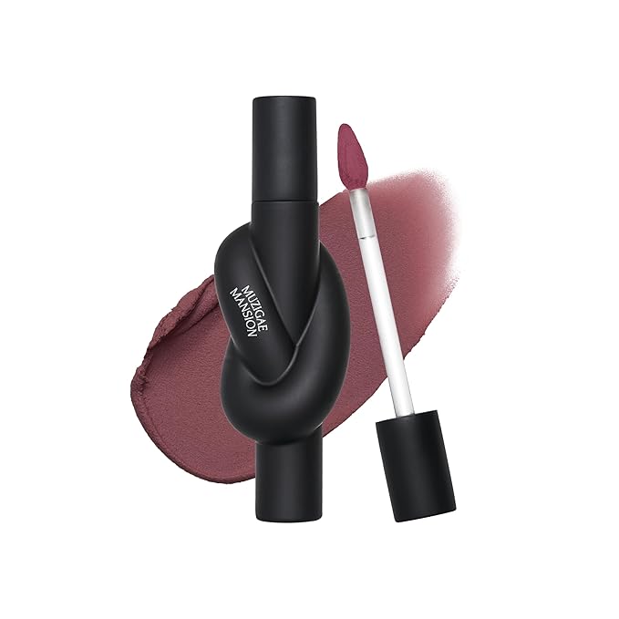 Tie Up Cover Tint - Waterproof & Long Lasting Lip Stain for Women - Korean Base Nude Tint Stick - Kbeauty Matte Gloss - Mood Color Changing (06 COLDISH MAUVE, 0.2 Fl oz)