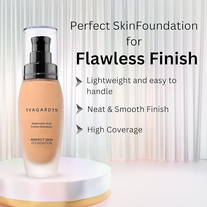 Perfect Skin Foundation - Soft Texture Ensures Excellent Coverage and Natural Finish - Visibly Reduces Signs of Aging - Smooth and Moisturizes Your Epidermis - 240 Butterum - 1.01 oz