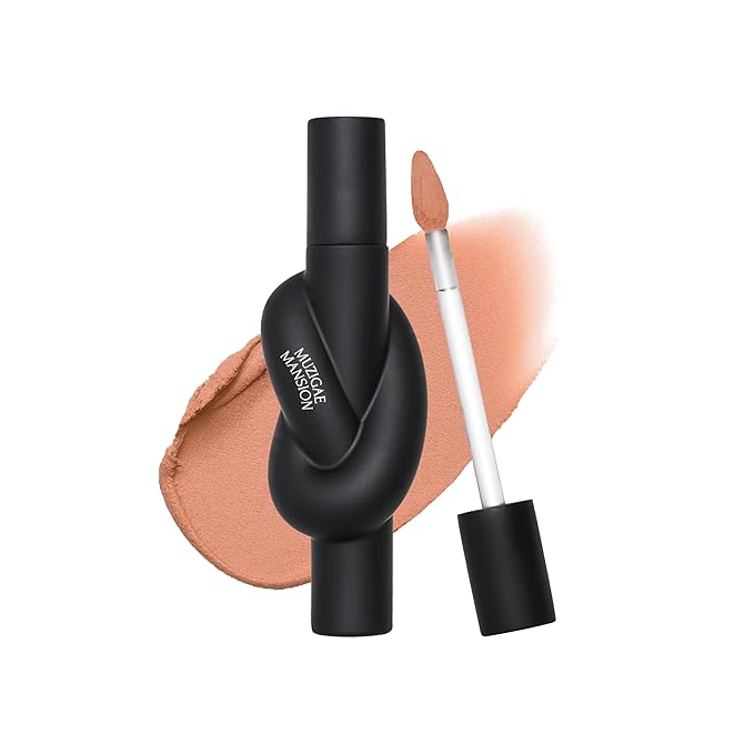 Tie Up Cover Tint - Waterproof & Long Lasting Lip Stain for Women - Korean Base Nude Tint Stick - Kbeauty Matte Gloss - Mood Color Changing (02 CORAL STEP, 0.2 Fl oz)