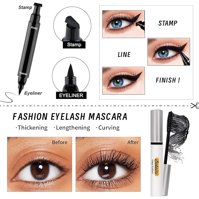 Makeup Set Kit for Women Full Kit, Makeup Present for Women Teen Girl, Eyeshadow CC Cream Face Primer Brush 3 in 1 Palette Lip Gloss, Eyebrow Soap Mascara Eyeliner Makeup bag