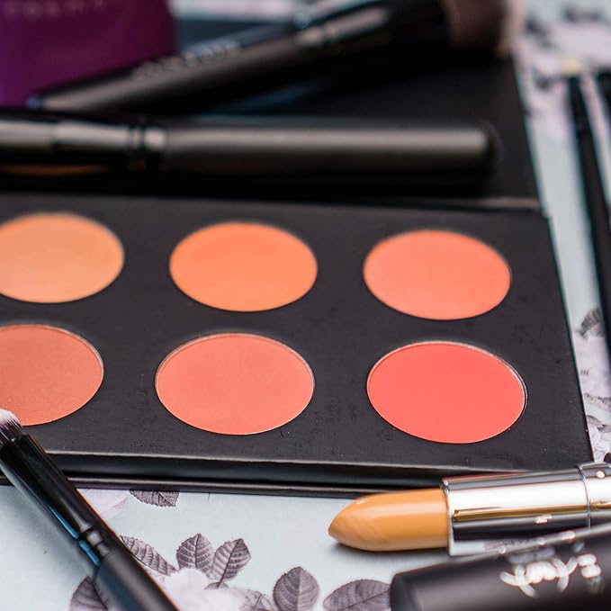 SHANY Shimmer & Matte Warm-Toned Blush Palette - Layer 6 - Refill for the 6 Layer Mini Masterpiece Collection Makeup Set