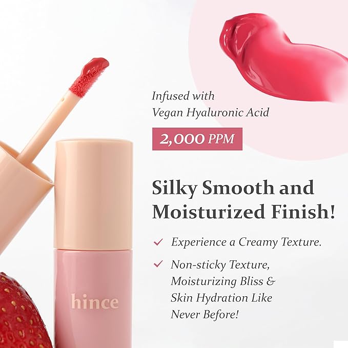 hince Dewy Liquid Cheek 6g Raw Glow Liquid Blush for Cheeks Vegan Dewy Cheek Tint Glass Skin Lightweight Liquid Blush Weightless Watercolor (HUSKY MAUVE, LC004)