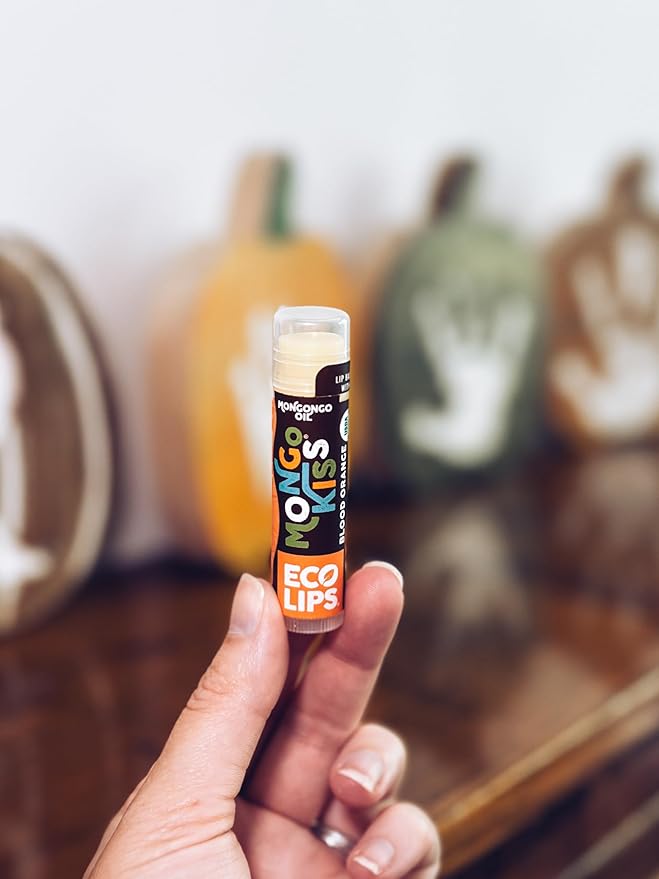 Mongo Kiss USDA Organic Lip Balm Set 8-pack (0.15 oz. each) with Mongongo Oil & Cocoa Butter to Moisturize Chapped Lips | Made in USA by Eco Lips (Variety)