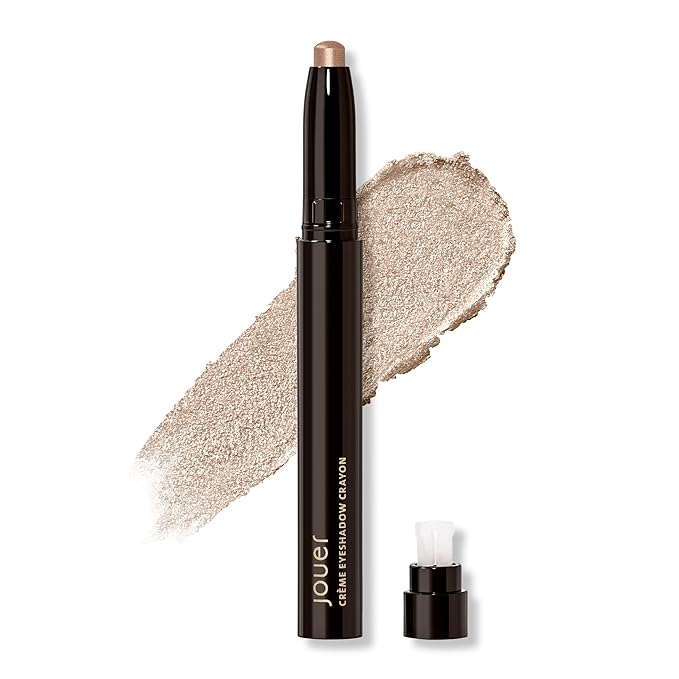 Jouer Crème Eyeshadow Crayon | Men & Women | Built-In Sharpener | Dermatologist Tested | Waterproof, Fast Drying & Crease Resistant Formula