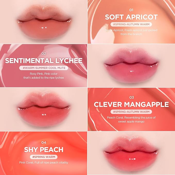 lilybyred Bloody Liar Coating Tint | Korean Glossy Lip Stain, Vivid Juicy Color, Syrupy Shine, Moisturizing, Long-Lasting & Smudge-Proof, Non-Sticky, Lightweight, 0.14 oz. (08 Confident Cherry Tomato)