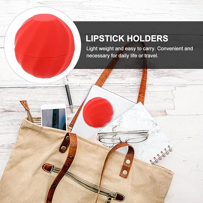 FRCOLOR Lip Balm Tubes Jar Lip Gloss 10Pcs Empty Lip Lip Balm Bottles Filling Lipstick Box Empty Lip Balm Sphere Containers Balm Sphere Containers Lip Balm Tube Refillable Lip Balm Containers