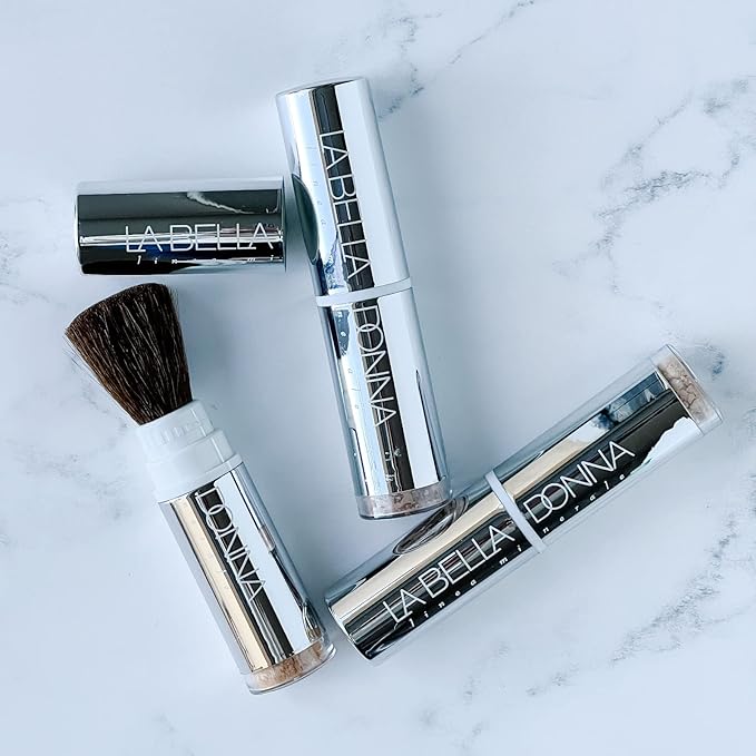 Minerals on the Go - (Dispensing Brush w/Loose Foundation) in Caffe