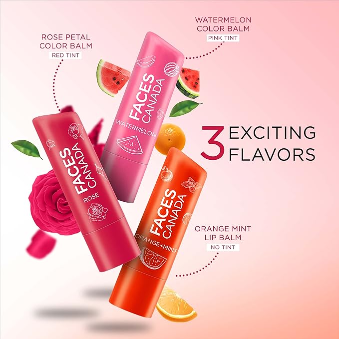 Red Tinted Lip Balm - Rose Petal | SPF 15 | 12 Hour Moisture | Rosy Soft Lips with Shea Butter & Vitamin E | Deep Nourishing for Dry Chapped Lips | 0.16 Oz/4.5g