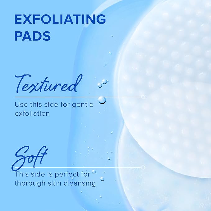 MAREE Glycolic Acid Pads - Toner Pads for Face Cleansing - Exfoliating Pad with Tea Tree Oil, Salicylic Acid & Vitamins E, B3, B5 - Facial Polishes & Peels, Skin Pore Resurfacing & Radiance - 50 Count