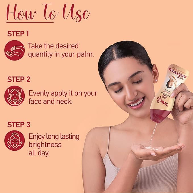 Spinz BB Talc, instant glow cover spots & blemishes 100g