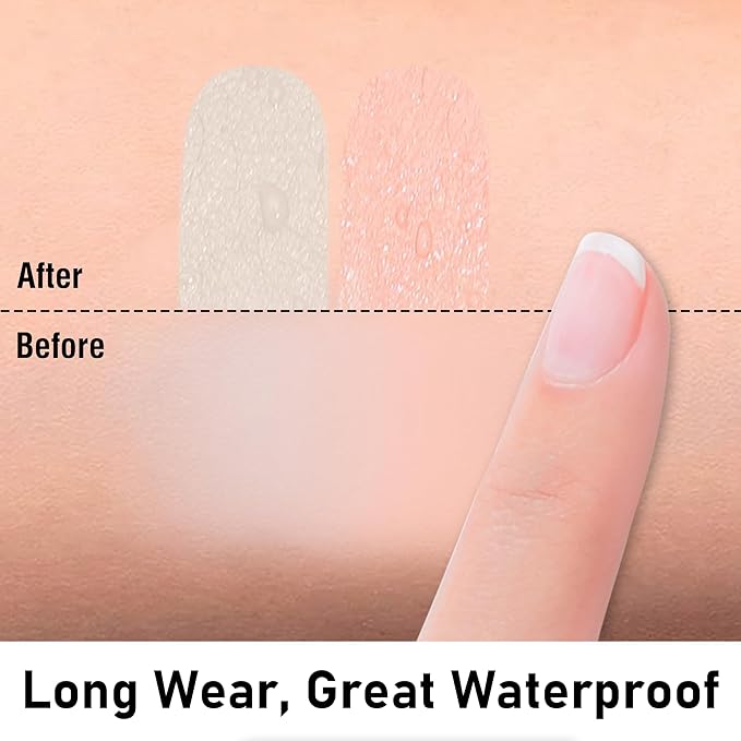 FV Baking Powder, Lightweight Loose Smooth Nature Setting Powder Highlighter Poreless Longwearing Matte Waterproof Oil Absorb Makeup Powder for Setting with No Flashback 0.35oz(10g)