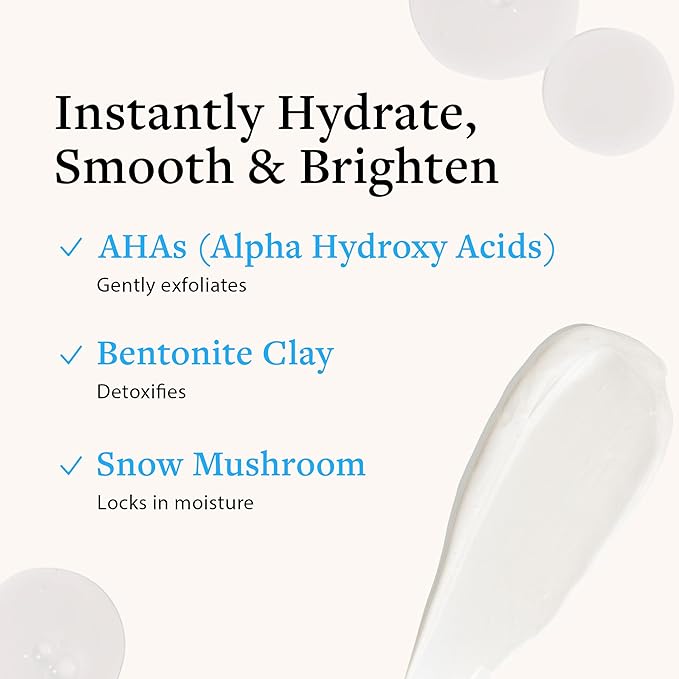 Signature Facial Mask (1.7 fl oz) & Serum (0.33 fl oz), Skin Care Set, 2-Step Face Tightening and Lifting Skincare, Anti Wrinkle, with Hyaluronic Acid, for Instant Face Lift