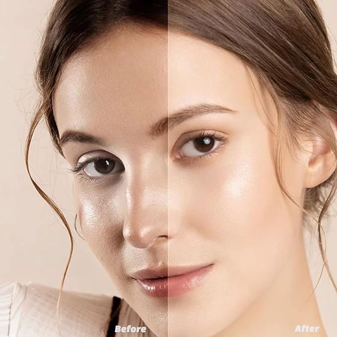 Moisture Cushion CC Cream Foundation for Mature Skin - Flawless Concealer BB Cream with Mushroom Head, Long-Lasting Waterproof Air Cushion CC, Natural honey and pine Makeup cream, Even Skin Tone（03#）