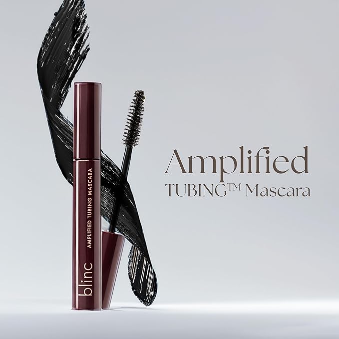 Blinc Amplified Tubing Mascara, Ultra-Longwearing Washable Mascara, Soft-Glam Volumizing, Lengthening and Defining Mascara, Gluten-Free and Cruelty-Free, 9mL / 0.30 Fl. OZ