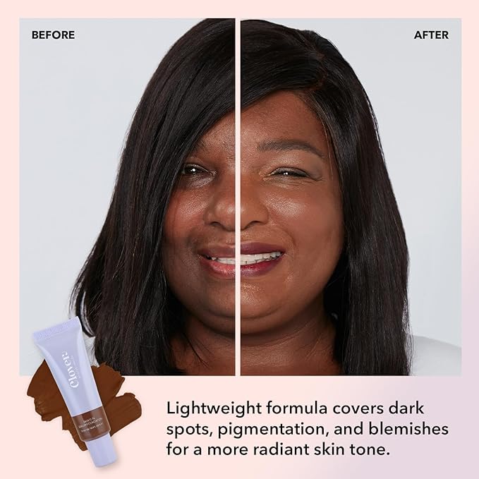 Clover Skin Is In Serum Foundation | Hydrating Face Serum, Lightweight Foundation, Cruelty-Free & Vegan | With Squalane And Sunflower Seed Wax | 30 ml - Shade 13 (Deep)