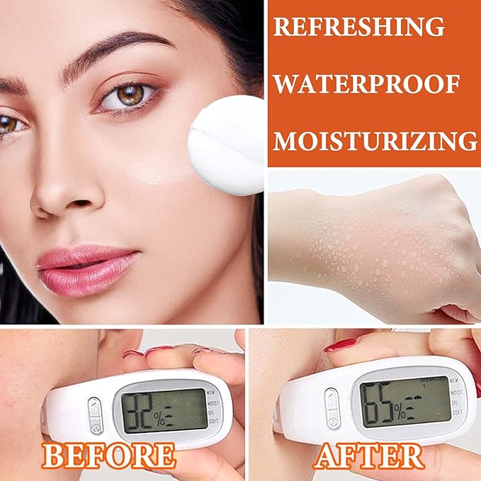 Oil Control Loose Face Powder,Translucent Setting Powder With a Powder Puff Long Lasting Makeup Covering Blemishes Brightens Skin Tone,Natural Matte Loose Powder for Women（2）