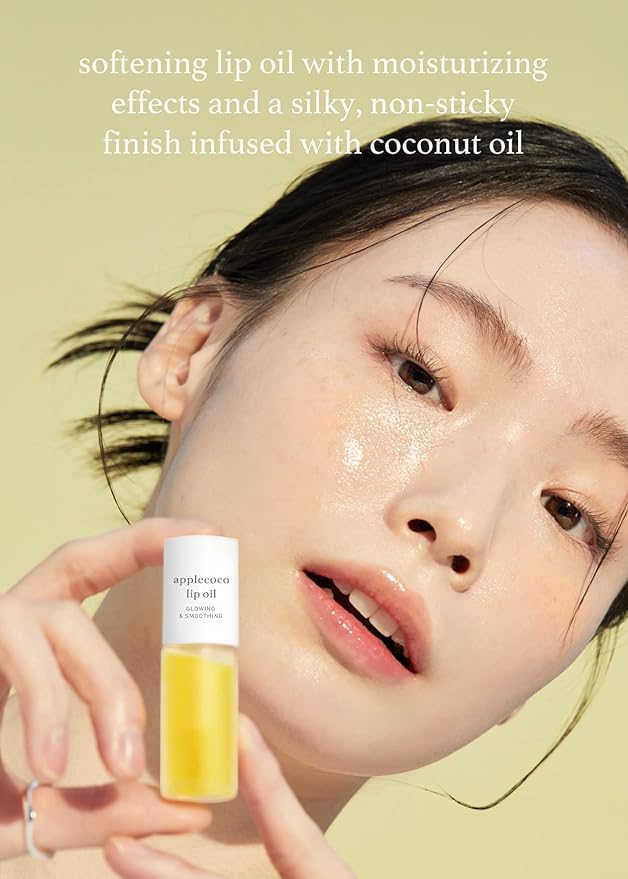 NOONI Korean Hydrating Lip Oil Applepeony + Applecoco Bundle
