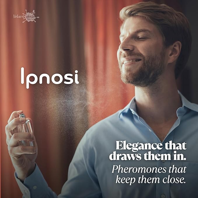 lpnosi For Him Pheromone Perfume, Long-Lasting Fragrance Infused with Natural Essences & Powerful Pheromones, Irresistible Scent for Men, Spray, Travel-Friendly, Natural Splash Body Care, 1 fl oz