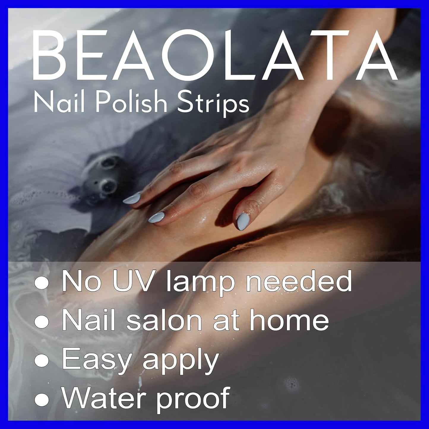 Nail Polish Strips, 32PCS Salon Quality Wraps, Long Lasting Gel Nail Stickers for Women Easy Apply& Remove (Merry Christmas)