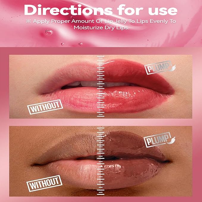 Lip Plumping Booster, Spicy Roll On Lip Plumper Gloss Lip Plumping Oil, Ultra-Hydrating & Nourishing, Lip Enhancer Lipstick, Glossy Finish Fuller Natural Lip Gloss for Women Girls (#04)