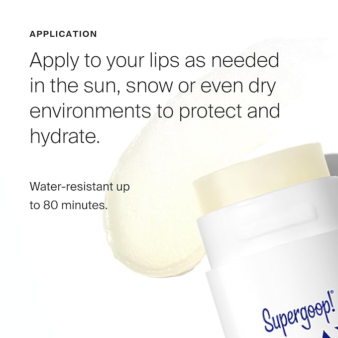 Supergoop! PLAY Lip Shield SPF 30 with Coconut - Pack of 2 - Moisturizing Lip Treatment For Dry Cracked Lips - Clean Ingredients & Broad Spectrum UV Protection