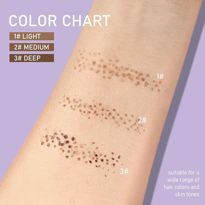 Freckles Stamp Pen, Resistant Faux Liquid Freckle Makeup, Waterproof Sweatproof Quick Dry Long Lasting, Natural Lifelike Sunkissed Matte Finish Fake Freckle Pen-DEEP