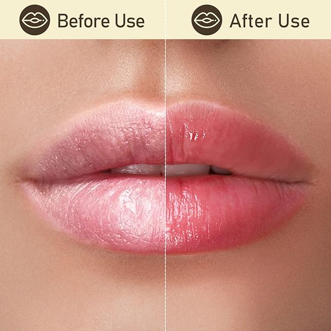 Flower Lip Balm - Color Changing Lipstick Jelly Lip Stain for Perfect Pink Shade, Unique pH Lip Balm for Your Lips, Vegan Flower Balm (Blue Flower)