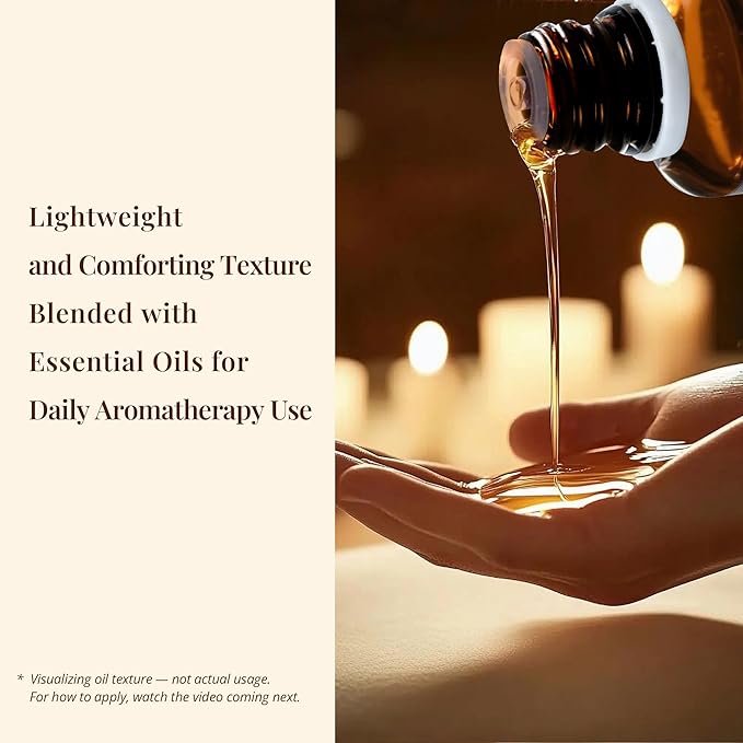 Sandalwood & Bergamot Botanical Massage Oil – Lightweight Body Oil with Jojoba & Almond – Wood & Citrus Aroma for Deep Massage, Fascia Release & Self-Care, 30ml (1.0 fl oz)