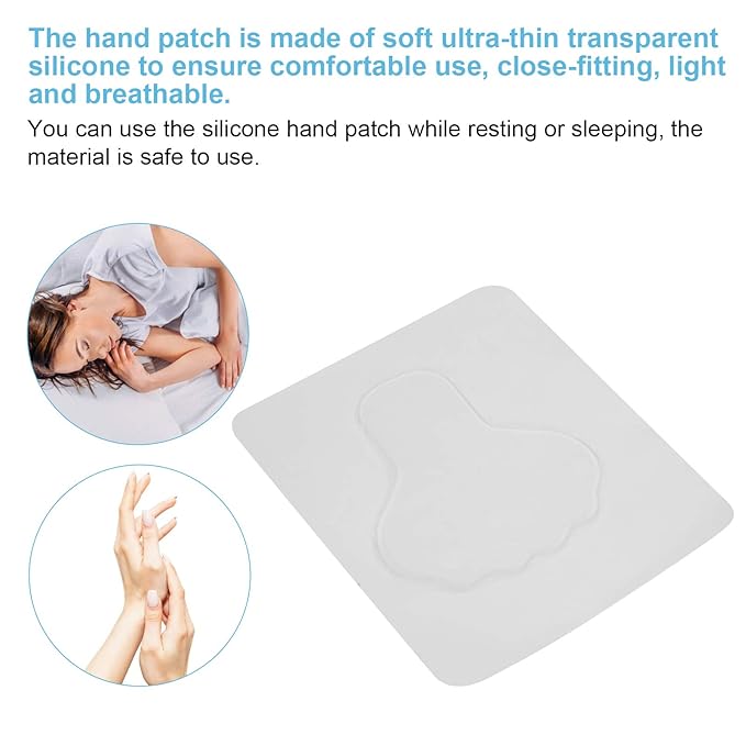 Hand Wrinkle Patches, Anti Aging Patches, Reusable Silicone Anti Wrinkle Hand Pads, Reusable Hand Plasters Skin Care Tool, Wrinkle Remover Strips Pure Silicone Gel Patch