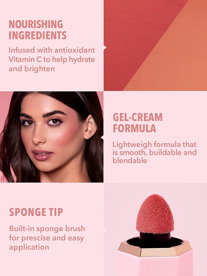 SHEGLAM Liquid Blush Makeup for Cheeks Matte Finish - Rose Ritual