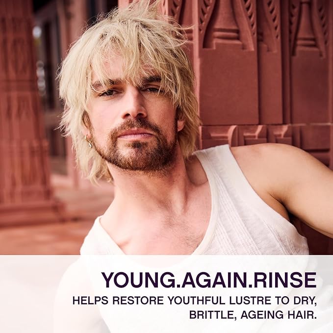 KEVIN.MURPHY YOUNG.AGAIN.RINSE - Moisturising Anti-Ageing Conditioner - For Ageing, Dry, Damaged & Brittle Hair - Hair Repair - With Amino Acids - Sulphate & Paraben Free - 250 mL / 8.4 fl oz