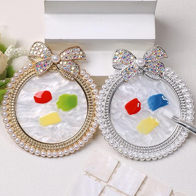 Nail Palette Knot Nail Polish Palette Nail Tray for Nail Art Nail Polish Mixing Palette Nail Art Display Board
