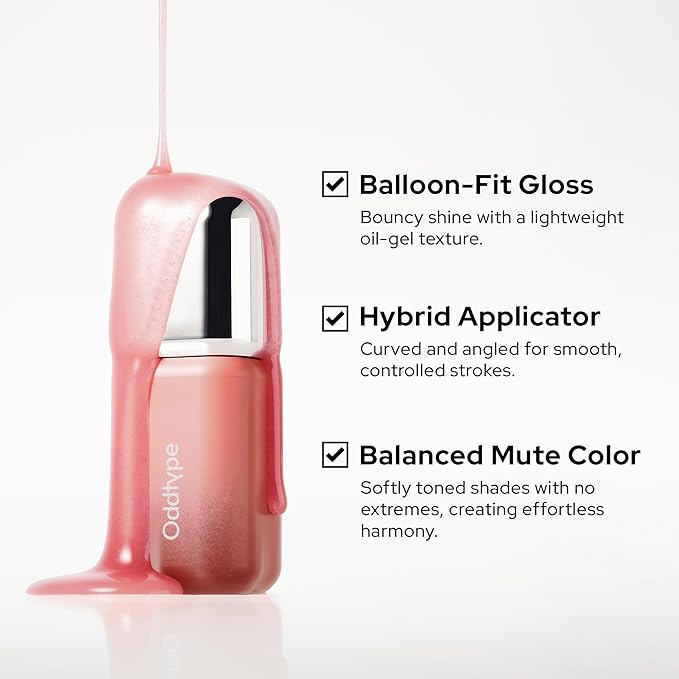 Unseen Balloon Tint, 6 Colors Set for All Skin Types. Buildable Color, Long Lasting Glossy Lip Stains, Lightweight Lip Gloss Make up (Purity, 1 Oz)
