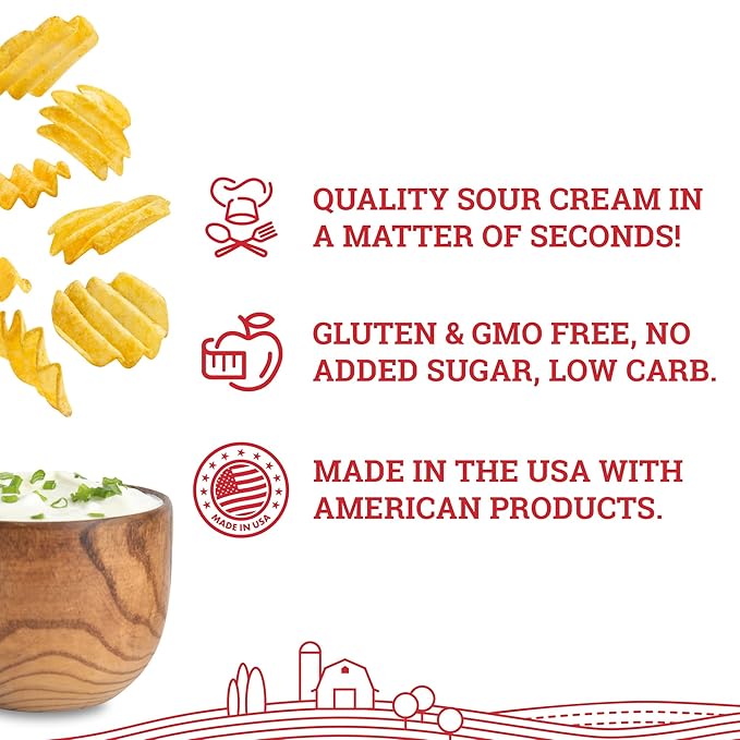 Hoosier Hill Farm Sour Cream Powder, 25LB (Pack of 1)