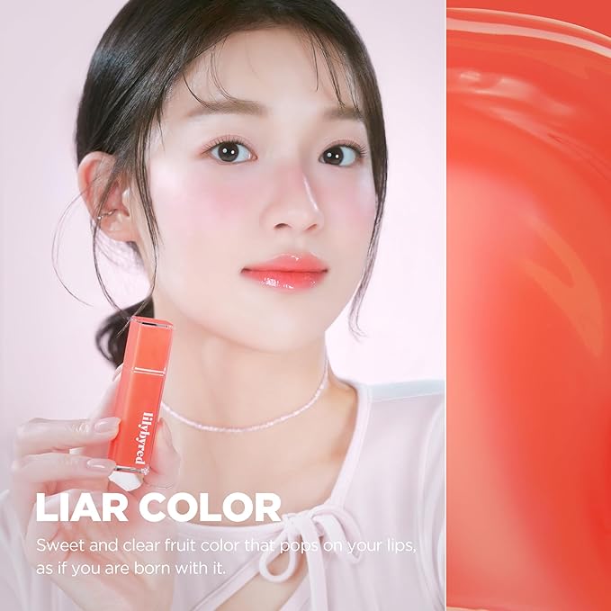 lilybyred Bloody Liar Coating Tint | Korean Glossy Lip Stain, Vivid & Juicy Color, Syrupy Shine, Moisturizing, Long-Lasting & Smudge-Proof, Non-Sticky, Lightweight, 0.14 oz. (09 Indifferent Fig)