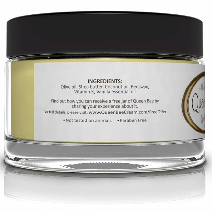 Queen Bee Organic Under Eye Cream, 1 Ounce