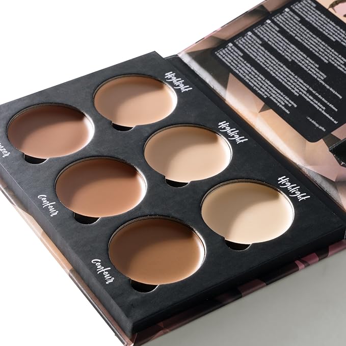 W7 Lift & Sculpt, Shape & Glow Set - 2 Piece Set - Cream Contour & Powder Contour Palette Duo