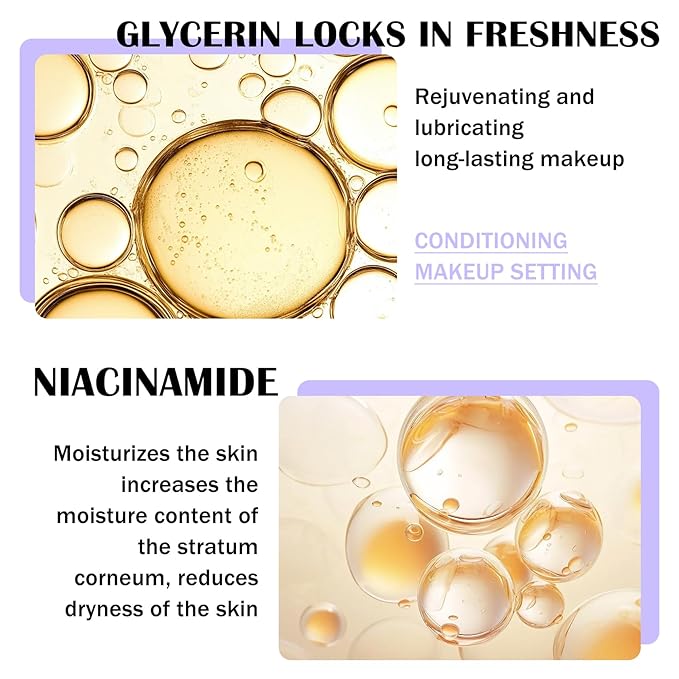 2PCS Makeup Setting Spray for Face,Waterproof Setting Spray for Makeup,Long Lasting Oil Control Finishing Holding Face Mist,Refreshing Hydrating Glossy and Matte Fixing Facial Mist Make Up Set A5