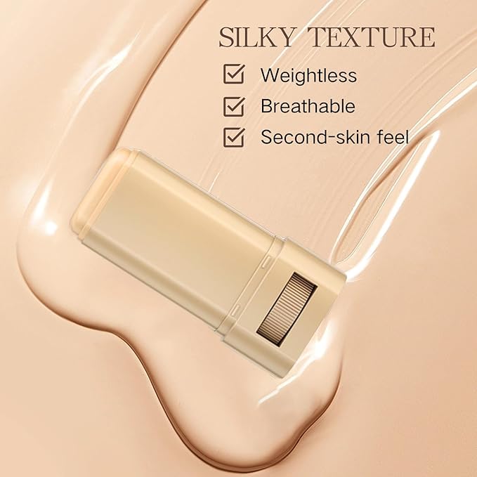 Be auty Balm Skin Tint Stick - Tinted Moisturizer for Face - Multi-Use Foundation Stick Full Coverage - Tinted Solid Serum Foundation Balm for Contour Concealer, Natural Finish