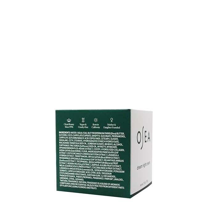 OSEA Dream Night Cream - Anti-Aging Hydrating Face Cream with Algae-Derived Bio Retinol - Plumps, Firms, & Smooths Line and Wrinkles