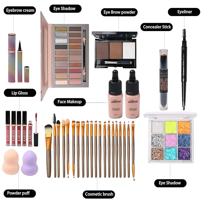 Makeup Kit All-in-one Makeup Gift Set for Women Full Kit(20 colors set)