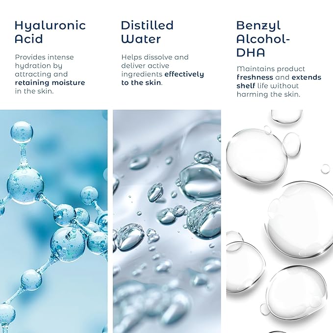 Cosmedica Hyaluronic Acid Serum for Skin – 4 Fl. Oz Hydrating Facial Moisturizer with Anti-Aging Skin Care Properties. Beauty and Skin Care