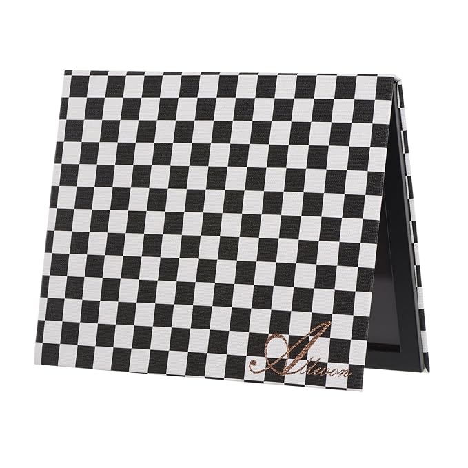 Extra Large Magnetic Palette Checkered Black Empty Makeup Palette for Eyeshadow Lipstick Blush Powder