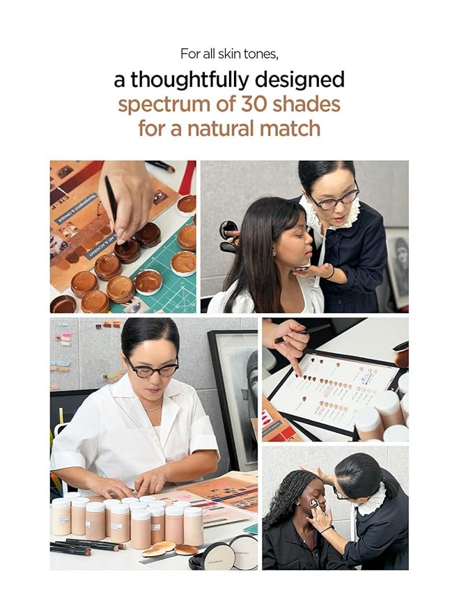 JUNG SAEM MOOL Essential Skin Nuder Cushion 17C Fair Pink 0.49 Fl Oz, No Refill, Natural Radiant Finish Cushion Foundation with Buildable Coverage, Lightweight Texture, Korean Foundation Makeup