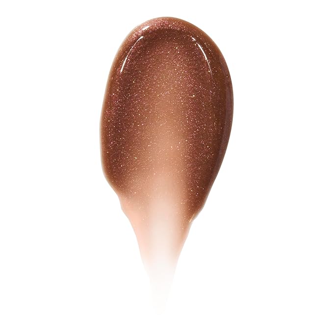 e.l.f. Glow Reviver Lip Oil, Nourishing and Hydrating with High-Shine Glimmer Finish & Sheer Wash Of Color, Minty Scent, Non-Sticky, Vegan & Cruelty-free, Crystal Baller