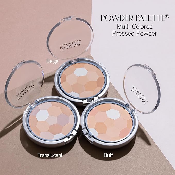 Physicians Formula Setting Powder Palette Multi-Colored Pressed Finishing Powder, Natural Coverage, Buff, Dermatologist Tested, Clinicially Tested