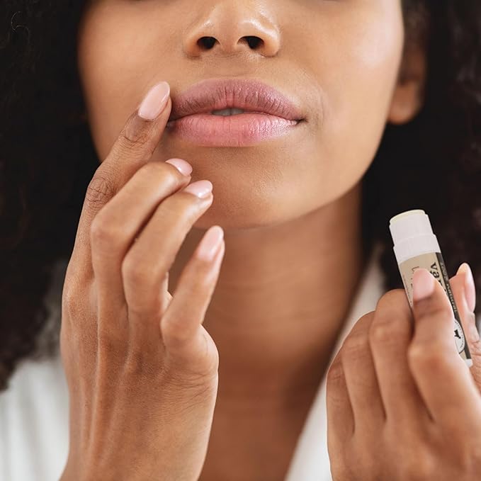 Dionis Goat Butter Overnight Lip Mask & Lip Balm Kit - Goat Milk, Jojoba & Moringa Oils Moisturize & Repair Chapped Lips Overnight while Lip Balm Keeps Moisture Locked In All Day, Vanilla Bean