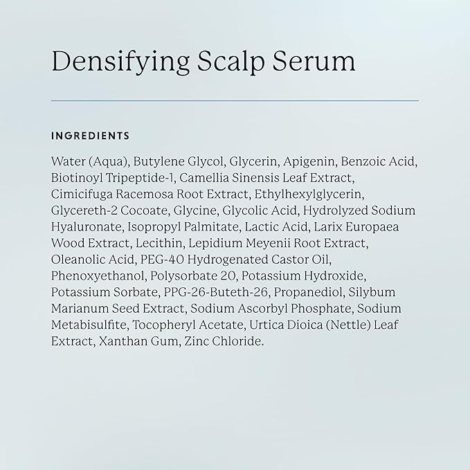 Densifying Scalp Serum, 1 fl oz, with Procapil and Redensyl, 58% Hair Loss Reduction