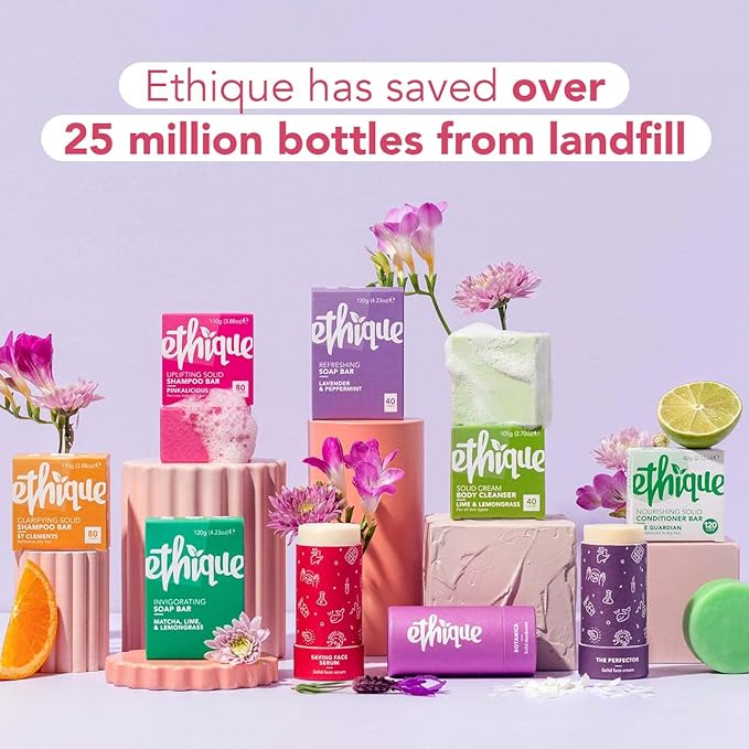 Ethique Body Care Gift Set - Cleanser, Polish & Deodorant, Gifts for women - Plastic-Free, Vegan, Cruelty-Free, Eco-Friendly, 3 Travel Bars 1.59 oz (Pack of 1)
